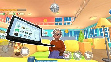 Cat Simulator Pranks Vs Granny  - part 4 - Cat Simulator Gameplay Walkthrough - Beating GRANNY