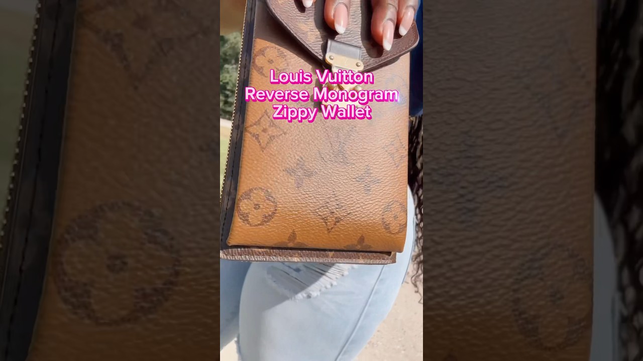 Louis Vuitton Zippy Wallet Monogram Reverse