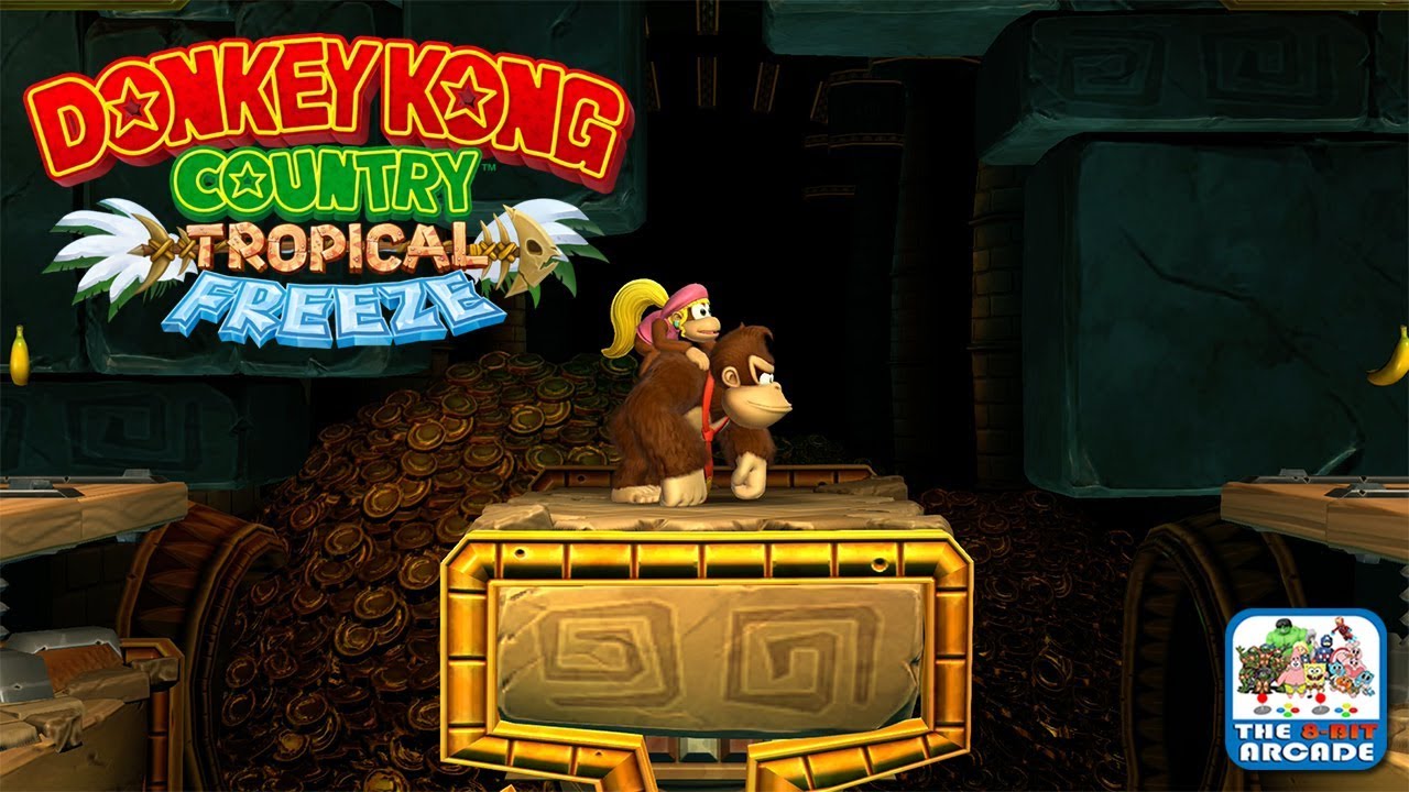 games people play Donkey Kong Country: Tropical Freeze - Treasure Rooms full of Bananas (Switch Gameplay)