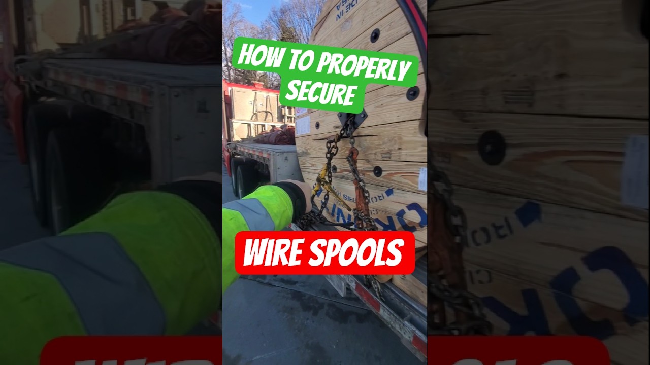 Крепление катушки проволоки на платформе с откидной платформой | Сделайте это правильно 