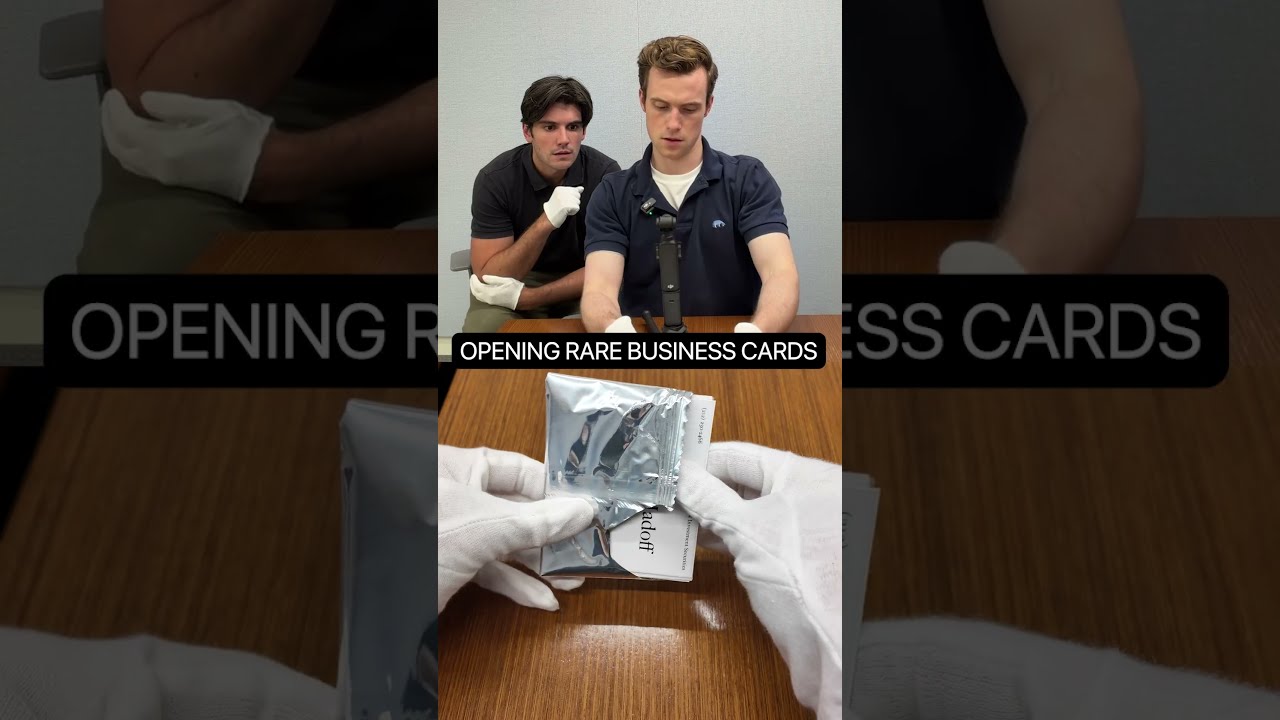rare business cards Poster Hard Suede Business Cards from