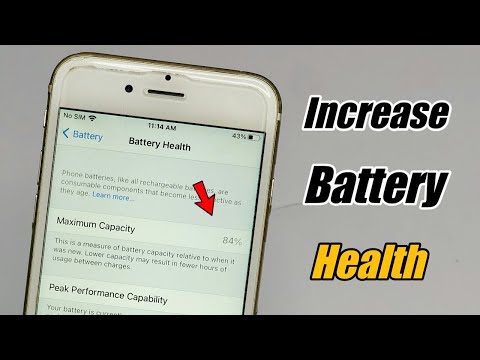 How to Increase battery Health Of  iPhone ✔✔