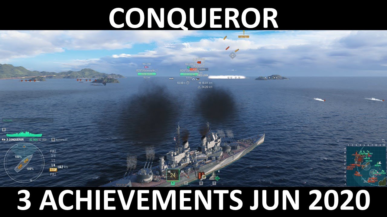 Conqueror - 3 Achievements May 2020