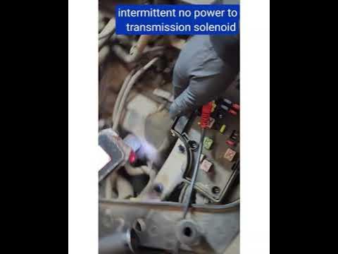 2012 dodge Avenger p0882 intermittent no power to transmission solenoid