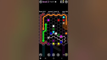 How To Solve Flow Free Hexes Pathway Pack Level 2 11x11 Board Walk Through Solution Walkthrough