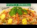 Myanmar Potato &amp; Vermicelli Noodle Salad [A Delicious Street Food]