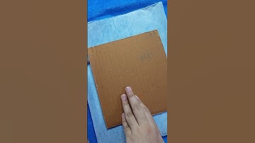 ✨how to make canvas at home🤩 #canvas with cardboard #craft@Fab_Faz_artJournal