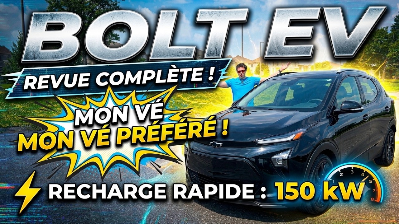Chevrolet Bolt 2027 - Mon véhicule électrique FAVORI!