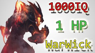 warwick 1000 IQ league of legends 2021 لقطة 1000 أي كيو ليغ أوف ليجيندز