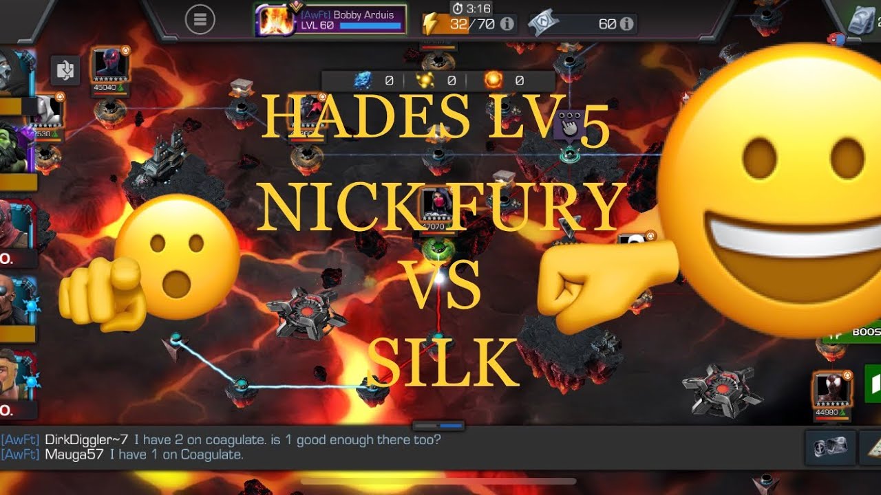 MCOC: NICK FURY VS SILK/ Threat Level 5 