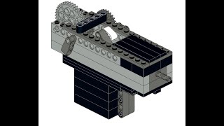 Lego Simple Full-Auto Rubber Band Gun TUTORIAL