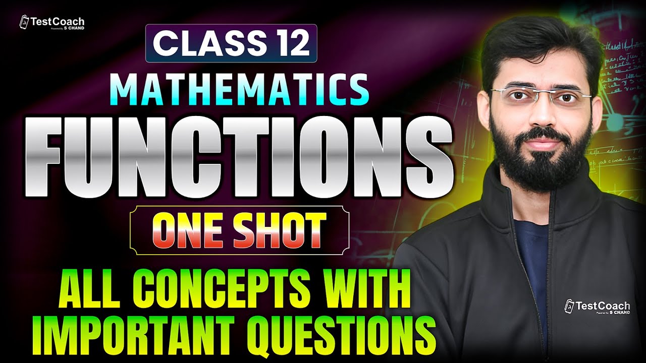 Class 12 Maths | Functions ONE SHOT | All Concepts With Important ...