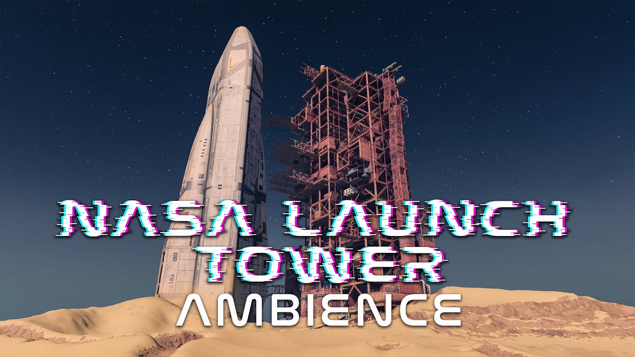 Curated visual reference: Visual Reference: Abandoned Nasa Launch Tower Ambience Wind Metallic Screeching