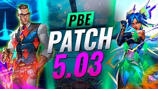 NEW UPDATE: CHAMBER IS FINALLY NERFED! - Valorant Patch 5.03 PBE