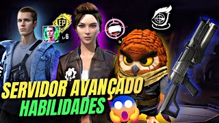 REGISTRO DO SERVIDOR AVANÇADO,NOVO PET,DUAS NOVAS ARMAS FREE FIRE 