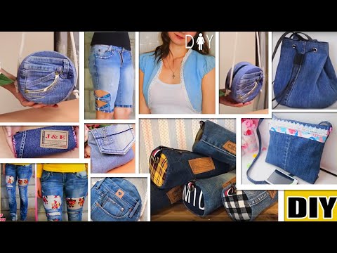 Video: What To Make For Yourself Out Of Old Jeans: 6 Simple Ideas