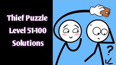 Thief Puzzle :Stickman Puzzle - Level 51-100 Walkthrough (iOS Android).