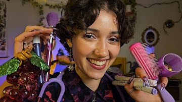 ASMR Extra Tingly Purple Triggers 💜💤 for Sleepy Time (tapping, scratching, personal attention)