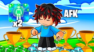 I Stayed In AFK WORLD For 48 HOURS With 2X LUCK..(Roblox Blade Ball)