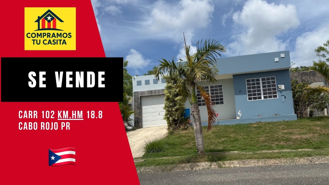 Visitamos una casita en la Comunidad de CARR 102 KM.HM 18.8 Cabo Rojo PR