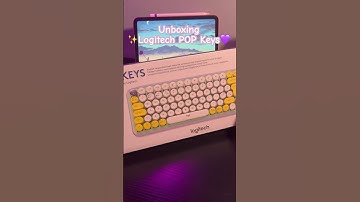 Logitech POP Keys💜 #relaxingvideo #asmr #unboxingvideo