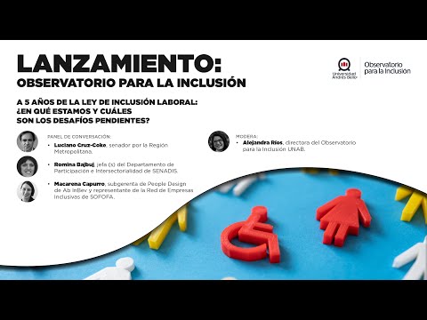 Lanzamiento del Observatorio para la Inclusión UNAB