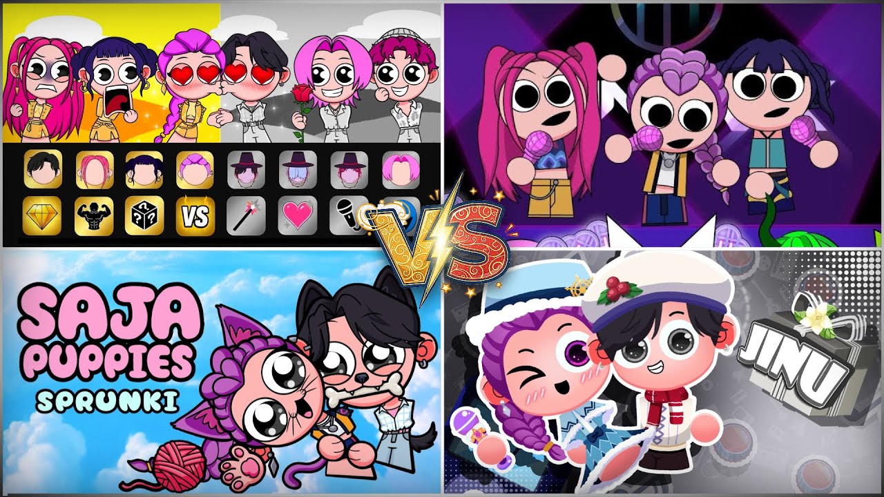 Incredibox TOP Sprunki Animated Mixes KPop Demon Hunters Mod Battle Series Intro Compilation