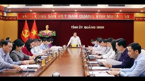 Giao ban Thường trực Tỉnh uỷ