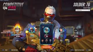 DAFRAN SOLDIER 76 GOD - OVERWATCH 2 SEASON 18 TOP 500 GAMEPLAY