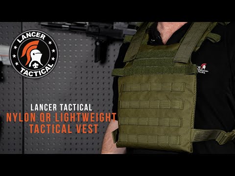 Lancer Tactical Nylon QR Lightweight Tactical Vest
