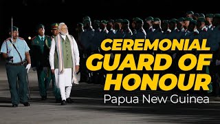 PM Modi receives Ceremonial Guard of Honour in Papua New Guinea