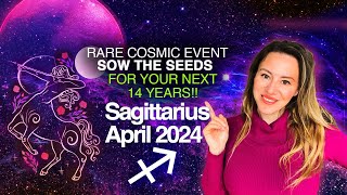 Sagittarius April 2024! Massive ECLIPSE + Rare Once in 84 Years Event Activates Your FORTUNE!