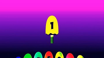 Learn Numbers with Colorful Balls Ice Cream - Number 1 - Sponsored By Gamavision Csupo Effects