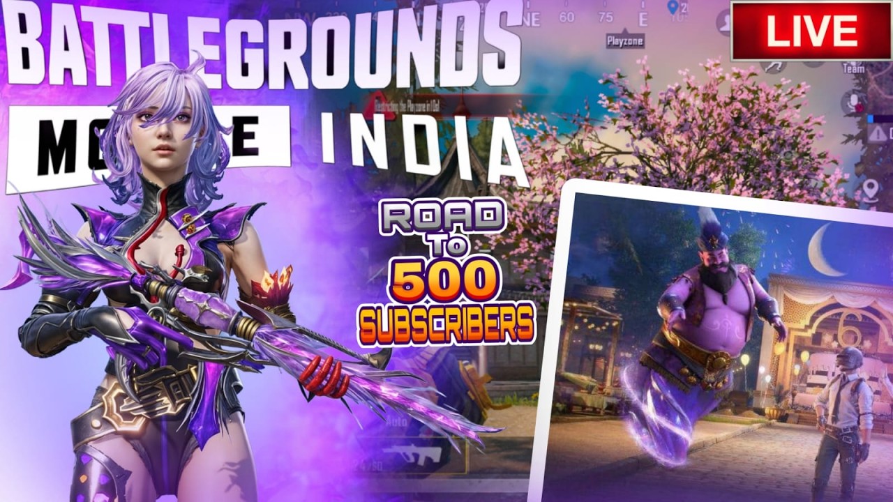 Road to 500 Subscribers🔥BGMI Live | Support Karo Bhai ❤️ #shorts #bgmi #shortsfeed #livestream #iqoo