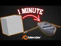 Create a boat in blender in 1 minute