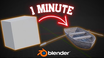 Create a Boat in Blender in 1 Minute!