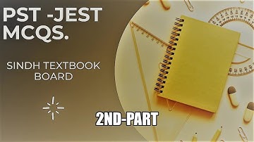 PST-JEST MCQS SCIENCE, SINDH TEXTBOOK BOARD || PST MCQS GENERAL SCIENCE || PST TEST PREPARATION 2021