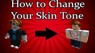 How To Change Your Skin Tone In Roblox 2021 Youtube - how to change skin tone on roblox