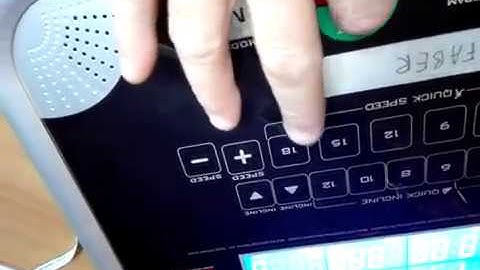 Test of eWay treadmill controller after repair