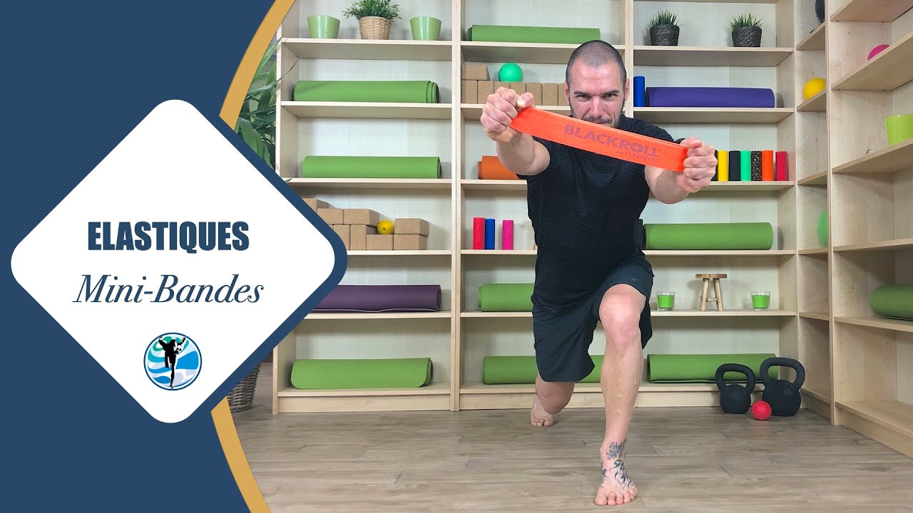 Les exercices avec l'élastique de musculation Loop Band BLACKROLL