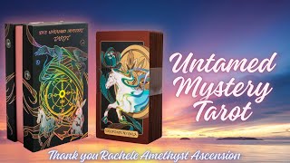 ✨A Sacred Gift from Amethyst Ascension 💜 Untamed Mystery Tarot Unboxing @AmethystAscensionTarot