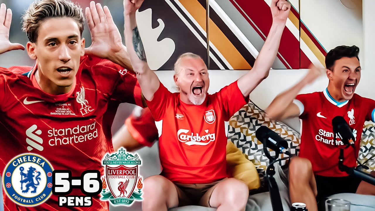 Liverpool vs Chelsea Penalties Reaction | 