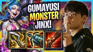GUMAYUSI IS A MONSTER WITH JINX! - T1 Gumayusi Plays Jinx ADC vs Xayah! | Bootcamp 2023