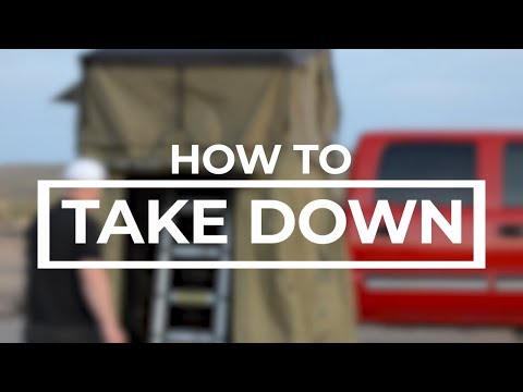 Gold Dog Tents - How to Take Down a Rooftop Tent
