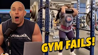 DON'T DO THESE GYM FAILS! | Reaction!