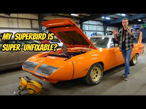 My "Bargain" Plymouth Superbird may be unfixable! The Car Wizard gives up???