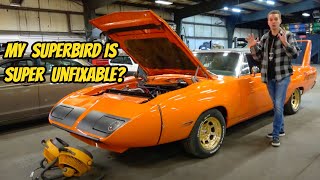 My "Bargain" Plymouth Superbird may be unfixable! The Car Wizard gives up???