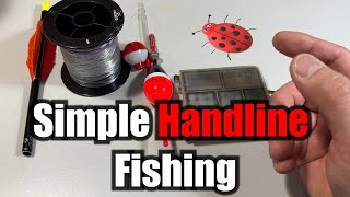 Basic and easy hand line Fishing Rig