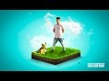 Photoshop Photo Manipulation Tutorial | Hass &amp; Dog On Pieces Of Grassland Part-2