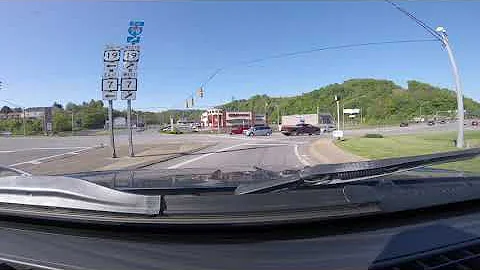 Driving Through Morgantown and Star City WV to Granville 5/14/21